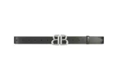 BALENCIAGA GUCCI ベルト BBシルバーバックル