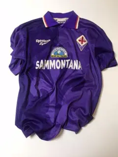 フィオレンティーナ　Reebok　プラクティスシャツ　95-96　イタリア製 100% Authentic 1995-96 Reebok Fiorentina Training Soccer