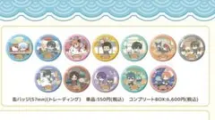 【未開封】銀魂×サンリオキャラクターズ　トレーディング缶バッジ