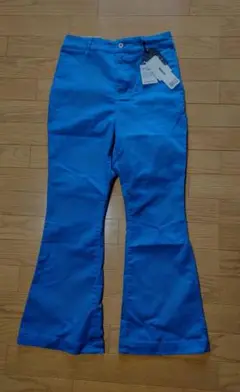 Dickies　カラーフレアパンツ　ブルー