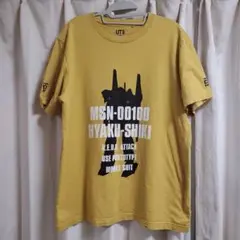 ユニクロ UT 機動戦士Ζガンダム 百式 Tシャツ XLサイズ イエロー系