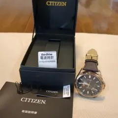 CITIZEN エコ・ドライブ電波時計 CB0012-07E