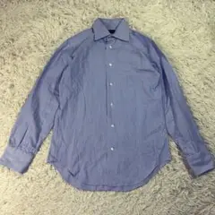 トゥモローランド ドレスシャツ ブルー ストライプ