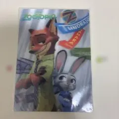 ズートピア 3Dポストカード ニック・ジュディ