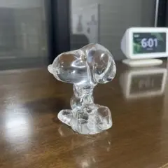 スヌーピークリスタルガラス