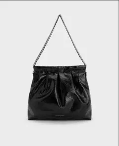 CHARLES & KEITH ショルダーバッグ ノワール ブラック