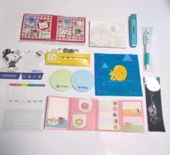 【文房具まとめ売り】キャラクター文房具セット