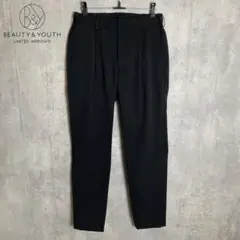 BEAUTY&YOUTH アローズ パンツ テーパード ブラック 黒 古着 S