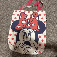 ミニーマウス 手提げ袋 キャンバス　トートバック