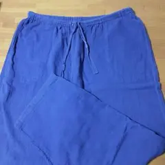 ウチノタオルメンズパジャマ ☆パンツのみ　L ネイビー