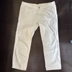 ラコステ　レディース　パンツ　白　38サイズ