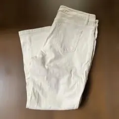 L.L. Bean 1912 クリーム色 スリムフィットデニムパンツ