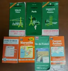 ミシュランガイド　フランス　プロバンス　地図