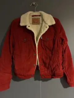 早い者勝ち。最終値下げ。Levi's コーデュロイジャケット XS レッド