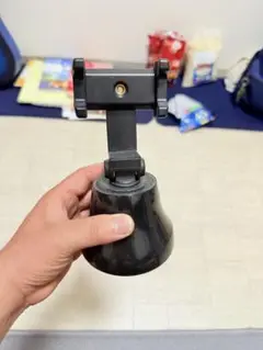 スマホスタンド 滑り止め付き 黒 360点まわる