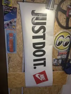 店舗販促　90s デッドストックNike JUST DO IT. バナー