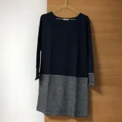 ハッシュアッシュ　ニットワンピース　　チュニック