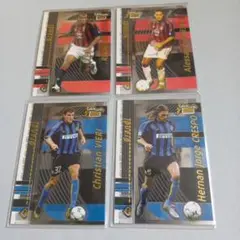panini カルチョ2003 グランデ インサートカード4枚セット