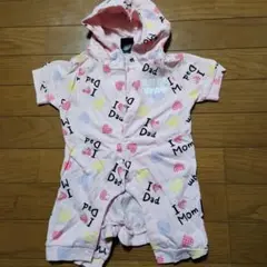 美品 ANAP WAY 半袖ロンパース 80cm