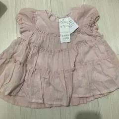 【〜8/31値下げ】【新品未使用】プティマイン_ブラウス_80cm