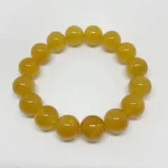 ゴールデンベリル(ヘリオドール)12mm玉ブレスレット