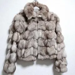 毛皮 ファーコート ブルーフォックス