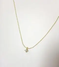 ♡華奢見え美人ネックレス♡ストーン ゴールド ネックレス♡【御守りアクセ】