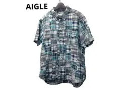 エーグル　AIGLE　半袖シャツ　XLサイズ