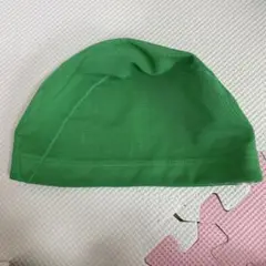緑色メッシュ水泳帽　スイミングキャップ