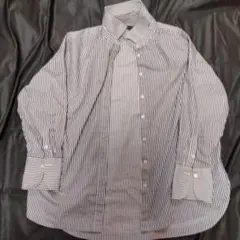 BANANA REPUBLIC ストライプ長袖シャツ M