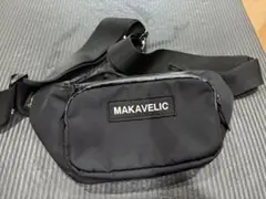 MAKAVELIC ブラック ボディバッグ