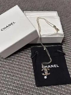 CHANEL☆シンプルccマークネックレス