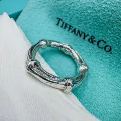 【TIFFANY&Co】鏡面仕上げ　バンブーリング　10号　希少　廃盤