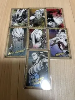 ヒロアカ 箔押しクリアカード プロヒーロー
