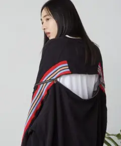 FACETASM 美品✨黒スウェット 24aw ZIPPER RIB SWEAT