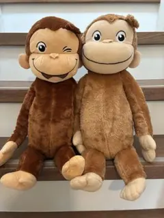 おさるのジョージ　ぬいぐるみ　2体セット