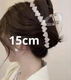 ハートのヘアクリップ