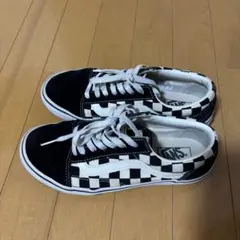 Vans ヴァンズ オールドスクール ブラック/ホワイト チェッカー　24cm