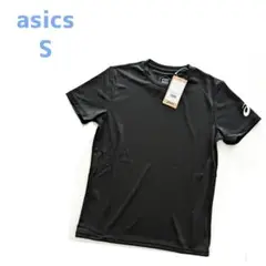 激安SALE【 asics 】 Tシャツ 黒 S 新品 未使用 タグ付き