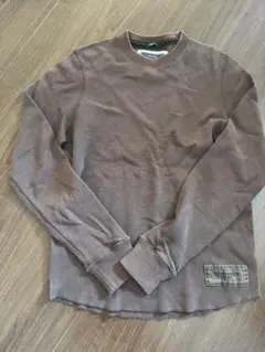 Abercrombie & Fitch ブラウン長袖トレーナー　L