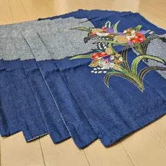250814-2 華やか 座布団カバー 5枚セット 新品未使用