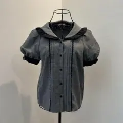 ハニーシナモン　グレーブラウス　量産型　地雷系 ブラウス