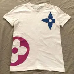 MARRIED TO THE MOB フラワーTシャツ モノグラム柄