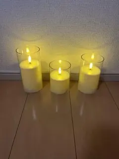 LEDキャンドル 3サイズセット