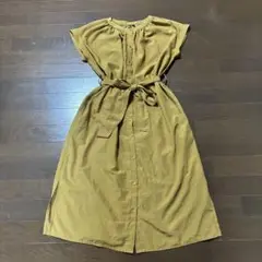 【美品】HK WORKS LONDON／ワンピース　ノースリーブ　ブラウン　M