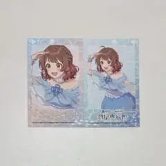 花海佑芽　学マス　サンシャイン水族館　トレーディングチェキ風カード2枚入
