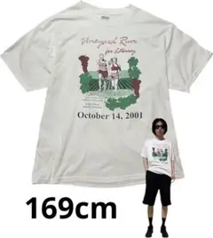 ヘインズ　Hanes Tシャツ　90〜00s good design 169cm