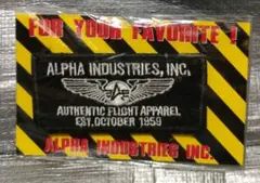 新品未使用　ALPHA　正規品　ワッペン　ミリタリー　アルファ