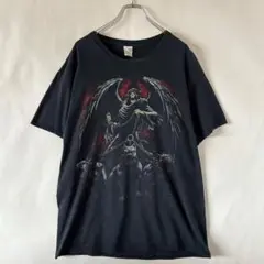 fruit of the loom プリントTシャツ ヴィンテージ 古着 死神