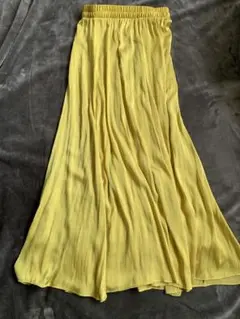 ZARA WOMAN イエロー マキシ丈